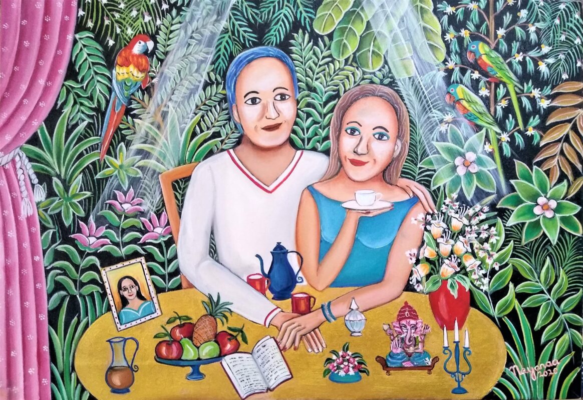 Away with Our Blues 21 x 30 inches Oil on Canvas