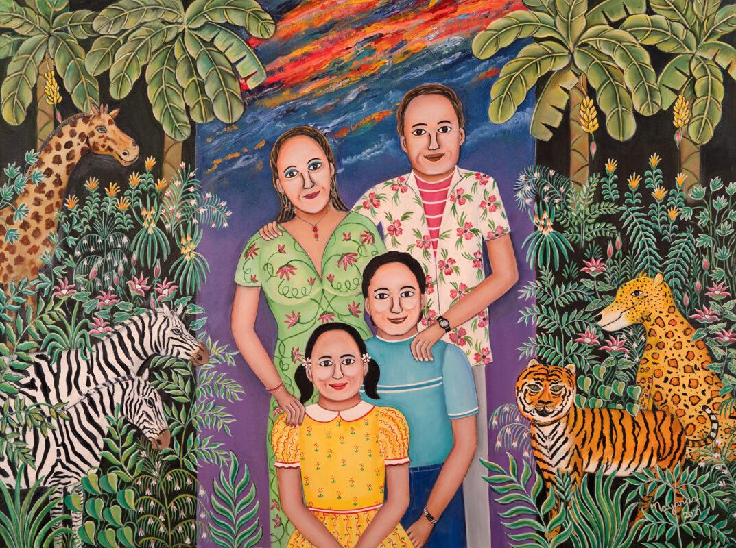 Conquerng Global Warming 36 x 48 inches Oil on Canvas