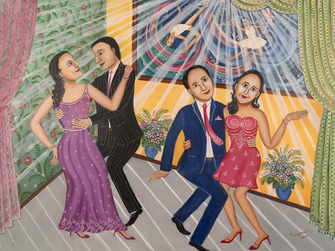 Dancing the Night Away 36 x 48 inches Oil on Canvas