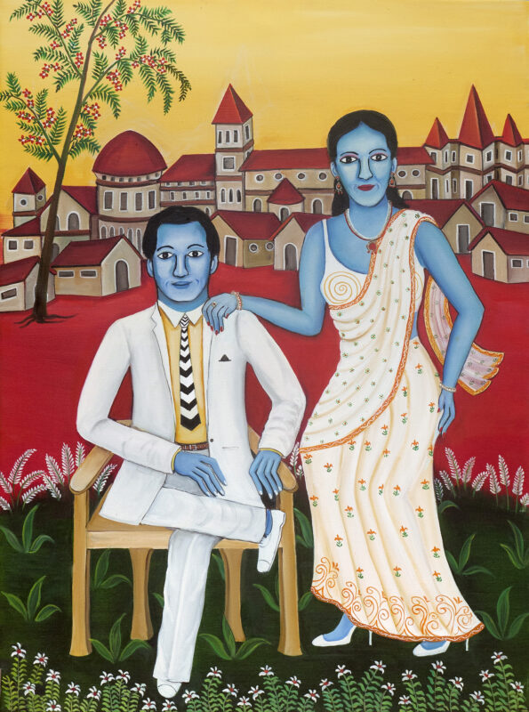 Friendly Companionship 48 x 36 Oil on Canvas