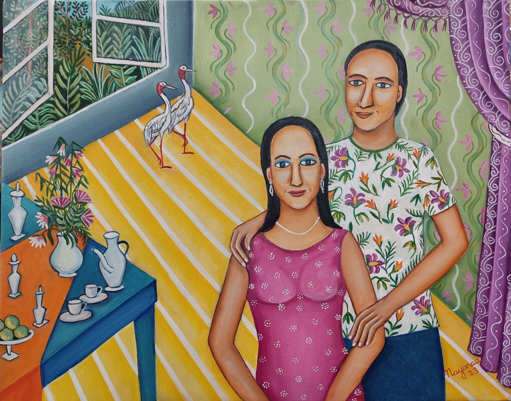 Made for Each Other 24 x 30 inches Oil on Canvas