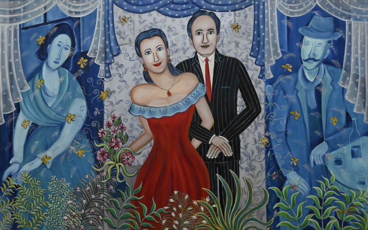 ModigilanisCouples30x48inchesOilonCanvas