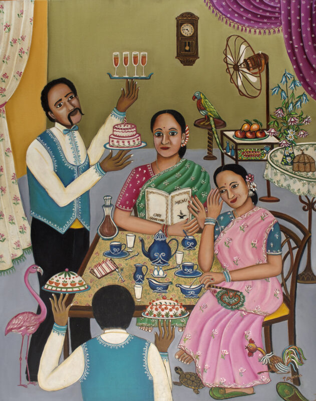 Our Birthday Celebrations 48 x 36 Oil on Canvas