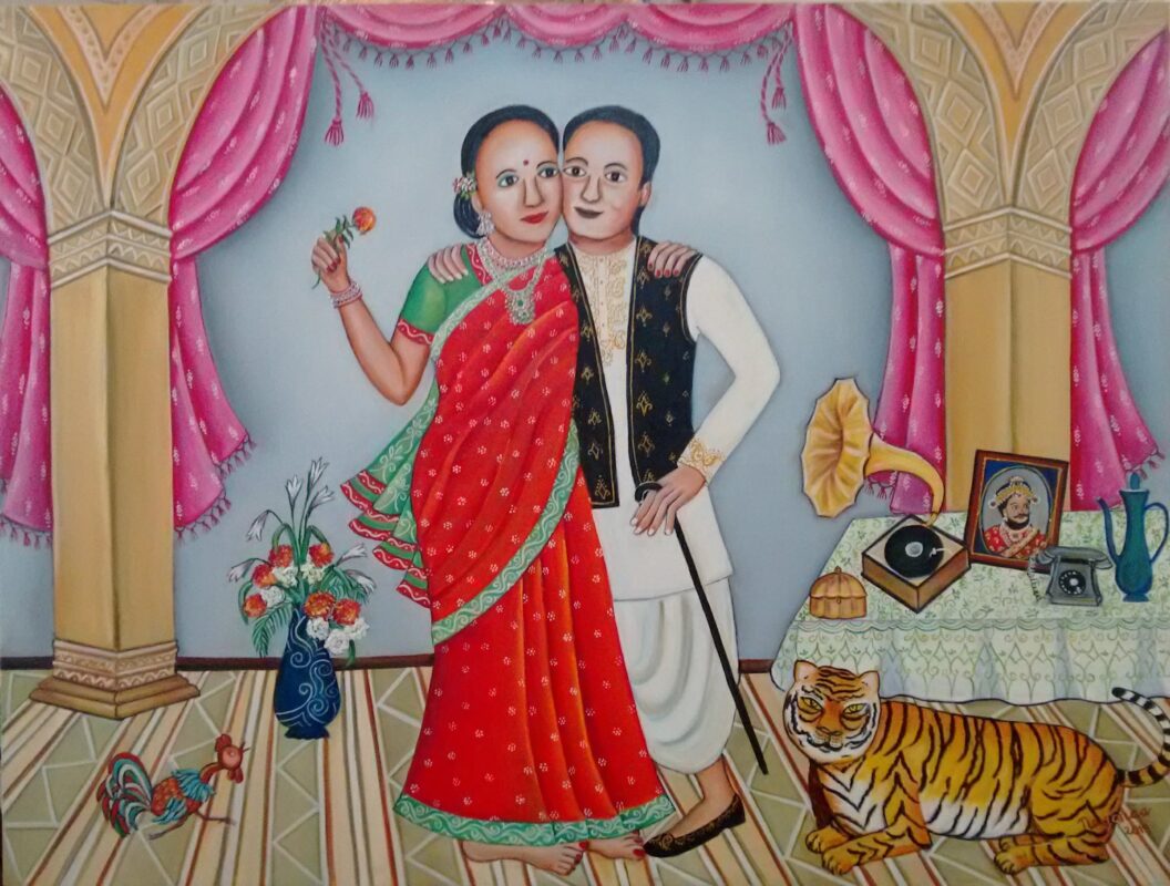 Our Wonderful Home 36 x 48 inches Oil on Canvas