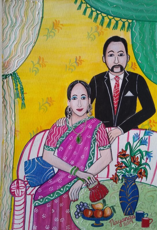 Picture Perfect 11 x 7.5 inches Mixed Media on Paper