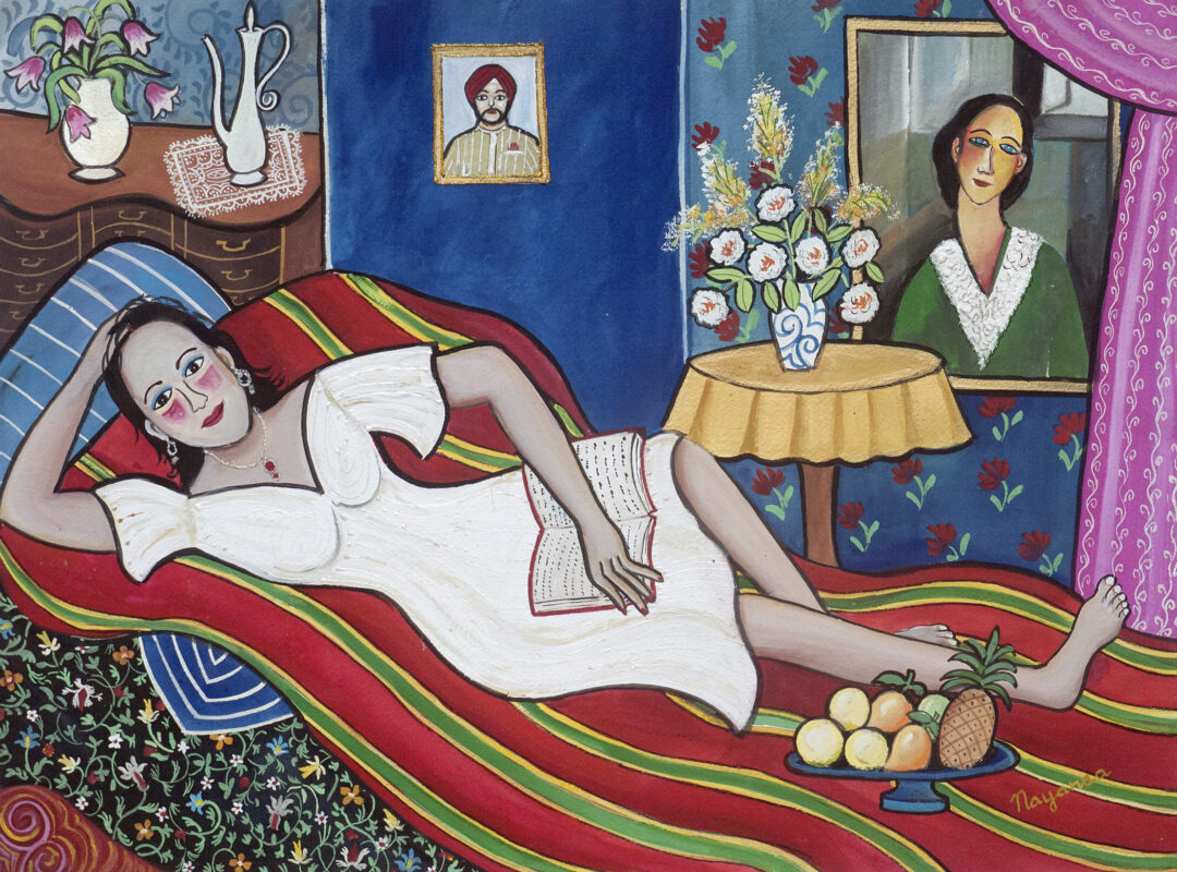 Pleasurable Pasttime 15 x 20 Mixed Media on Paper