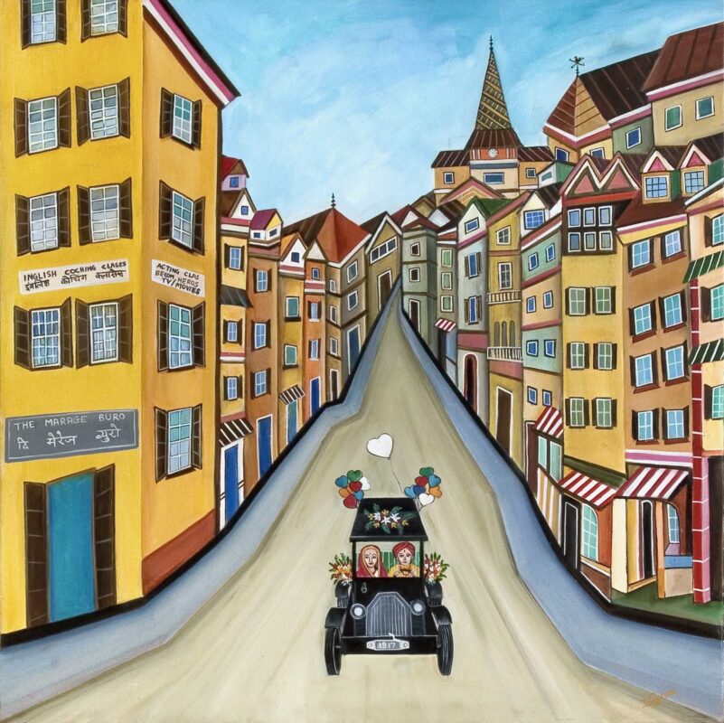 The Marriage Bureau35x35inches