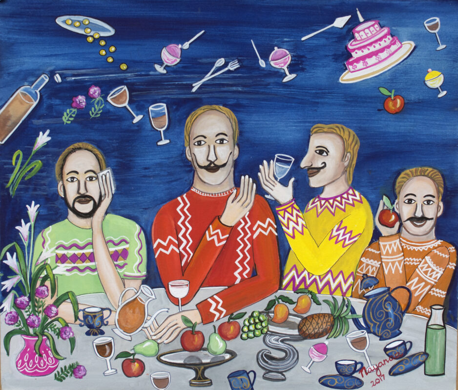 There is no Law of Gravity 15x 13 Mixed Media on Paper (1)