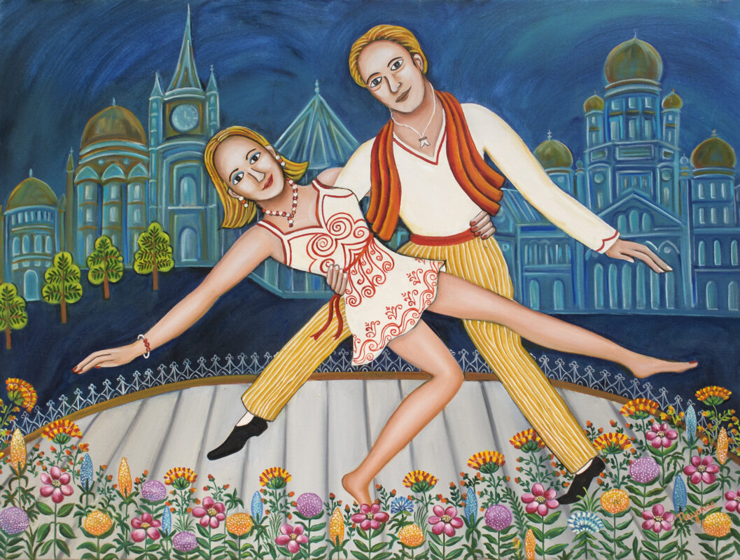 Two toTango 30 x 40 Oil on Canvas