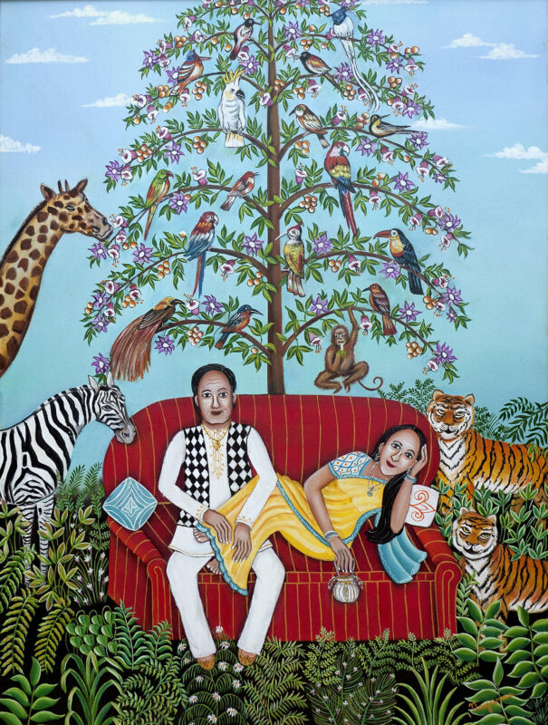 Under the Tree of Life 48 x 36