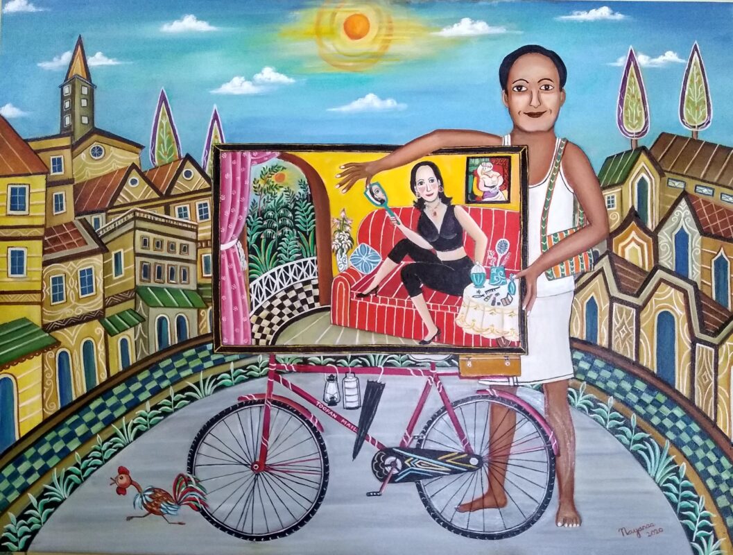 Urgent Delivery 36 x 48 inches Oil on Canvas